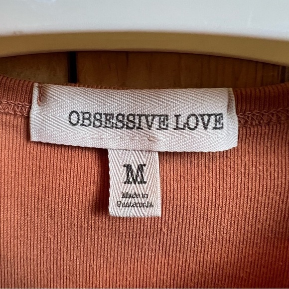 SHROOM Baby Crop Tee, Terracotta Cotton, Size M - Picture 4 of 6